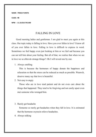 Falling in love | PDF