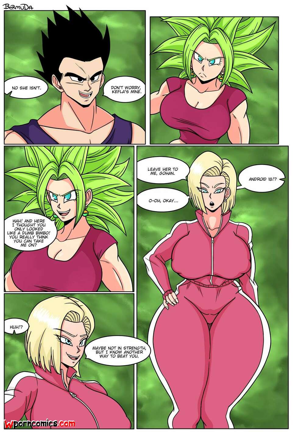 ✅️ Porn comic Kefla X Android 18. Bermuda Sex comic blonde ...