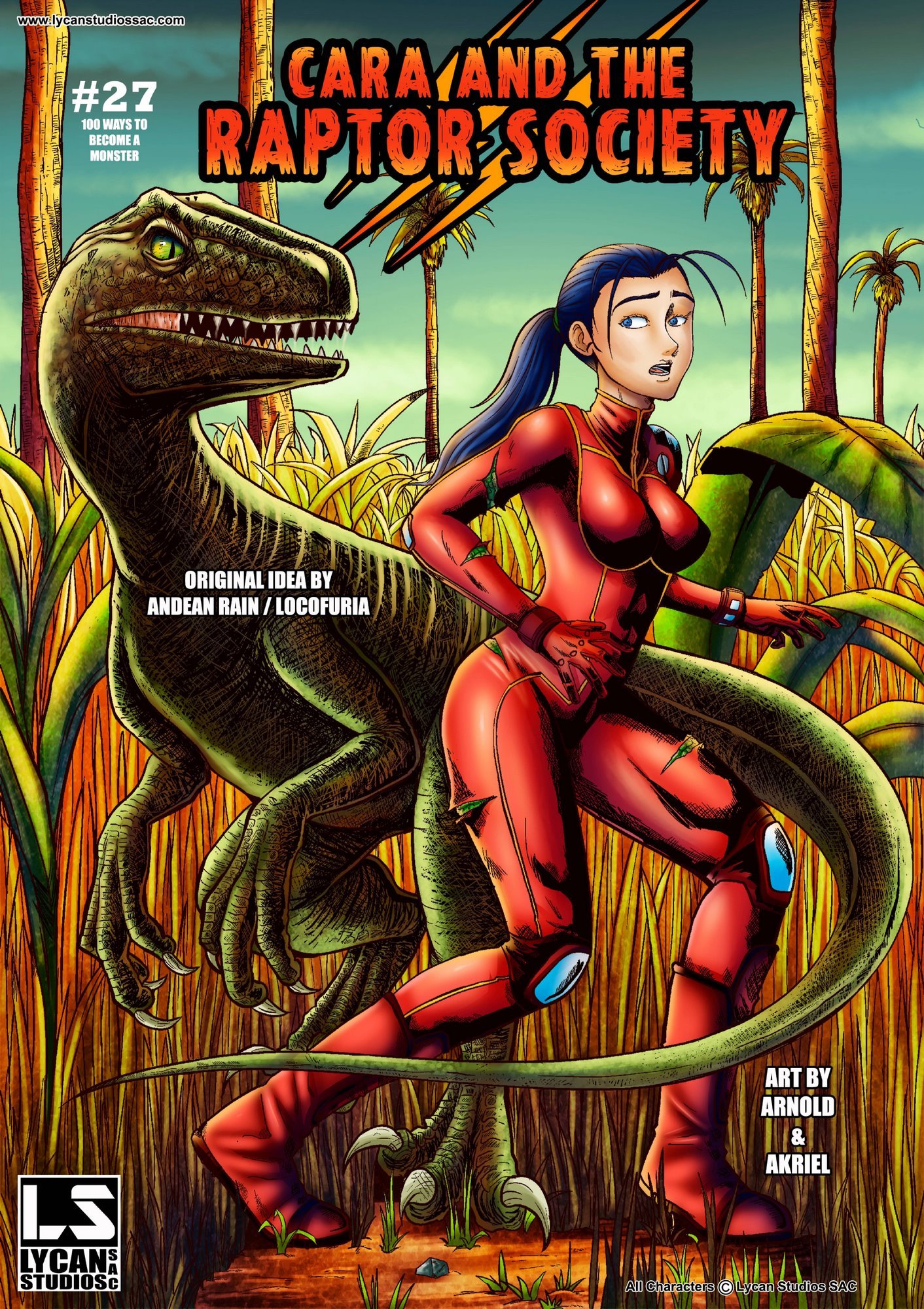 Cara And The Raptor Society- Locofuria - Porn Cartoon Comics