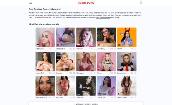 Hobby Porn & Amateur Porn Sites Like Hobby Porn.com - CamPlayer