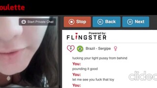 Omegle Brazilian beauty moans and cums for Daddy | MOTHERLESS.COM ™