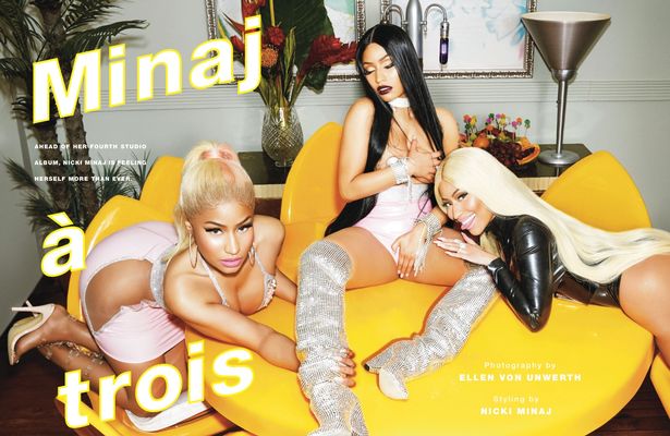 Nicki Minaj has a 'Minaj à Trois' with herself in her most ...