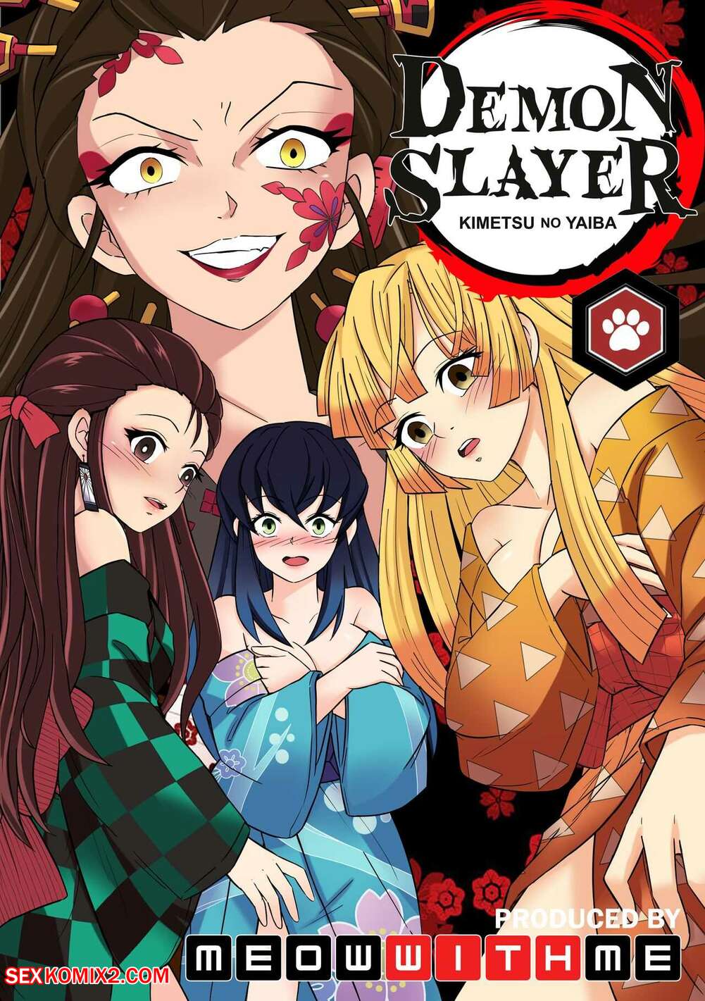 ✅️ Porn comic Kimetsu no Yaiba Red Light District. MeowWithme ...