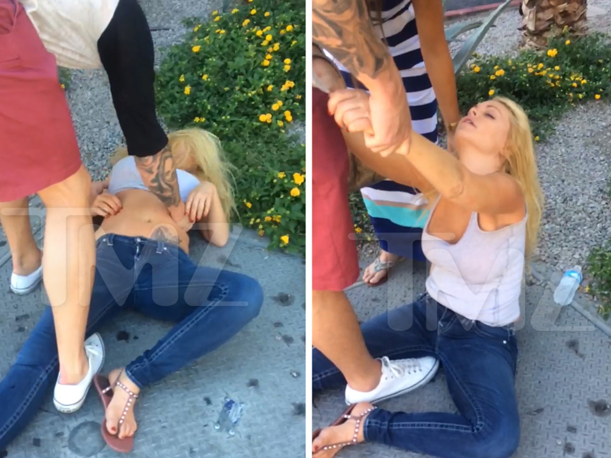 Porn Star Jesse Jane -- Passed OUT COLD On the Vegas Strip! (VIDEO)