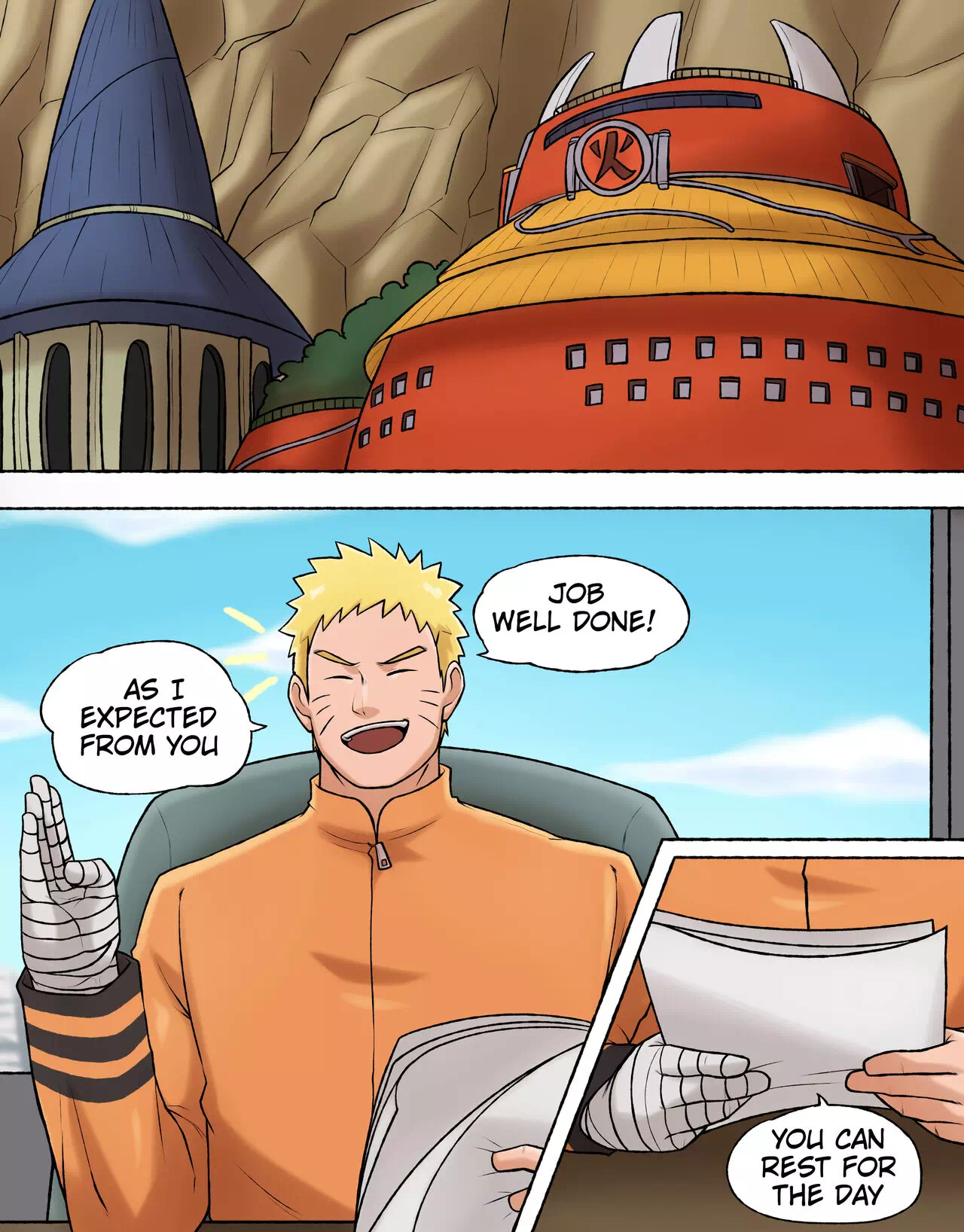 Yaoi porn comics Naruto – Konohamaru Sarutobi & Naruto Uzumaki