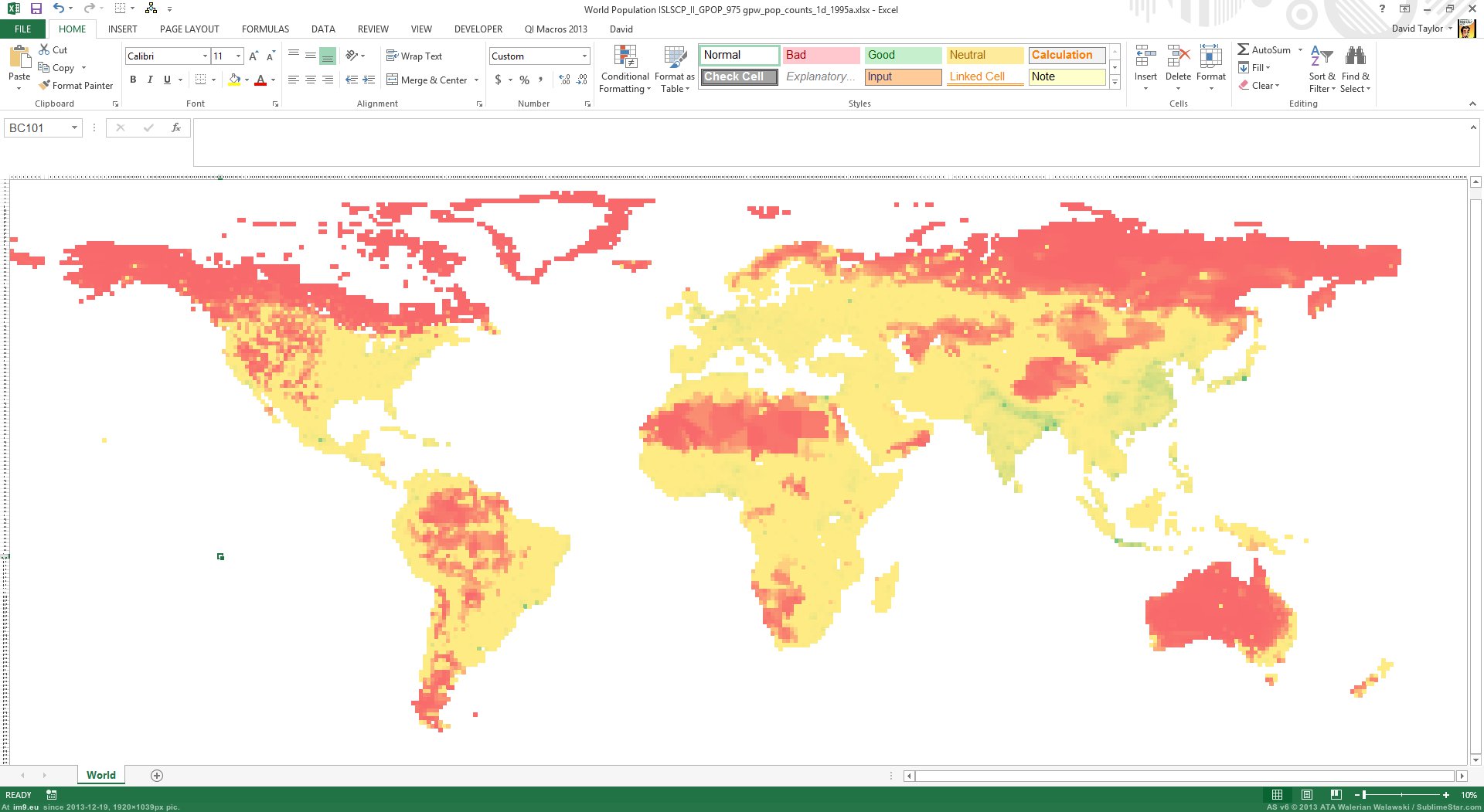 Pic. #You #World #Population #Data #Excel #Conditional #Formatting ...