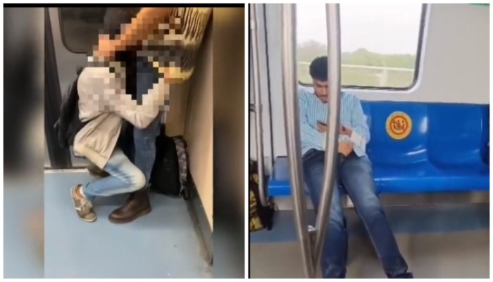 Men have oral sex, masturbate inside metro, video goes viral