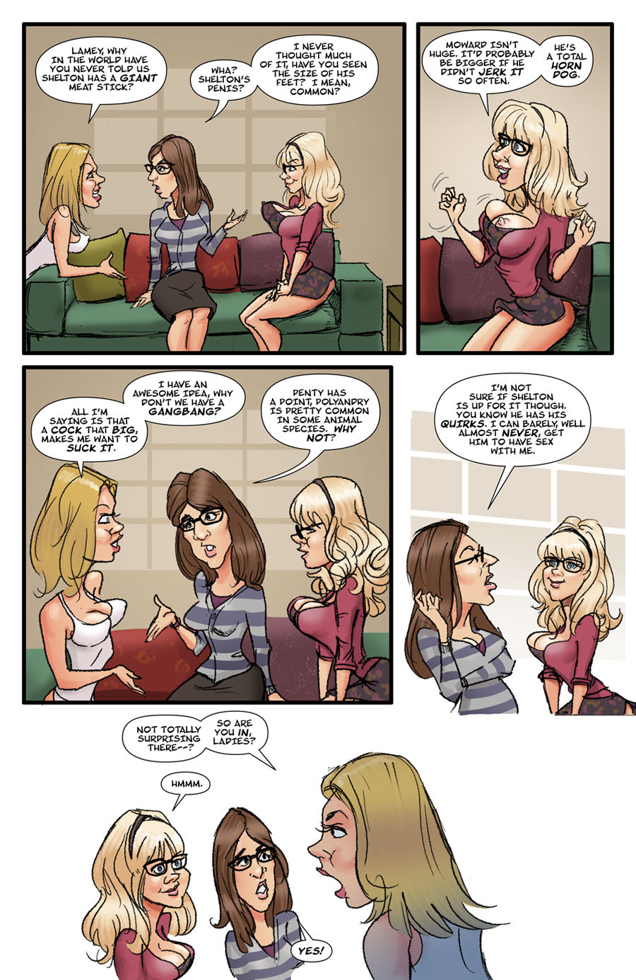 The Big Bang Theory porn comics