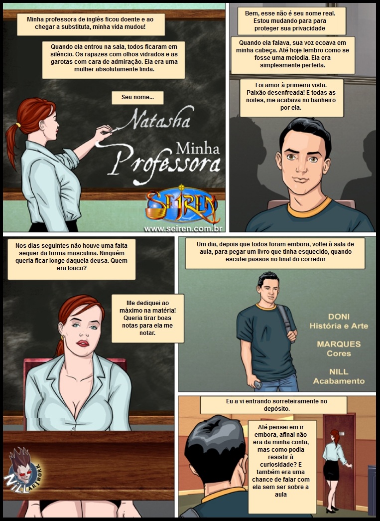 Minha Professora- My Teacher-Seiren - Porn Cartoon Comics