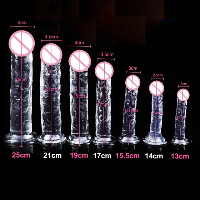 Dildo porn Jelly oversized sex toy Artificial female dildo ...