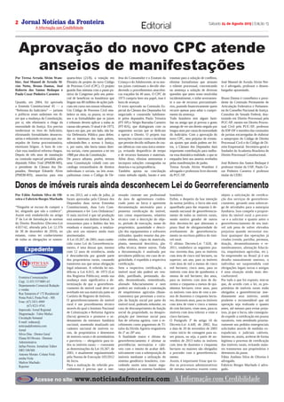 13º Edição Jornal Noticias da Fronteira 24/08/2013 | PDF