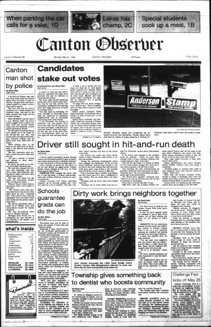 Canton Observer for May 21, 1990 - Canton Public Library