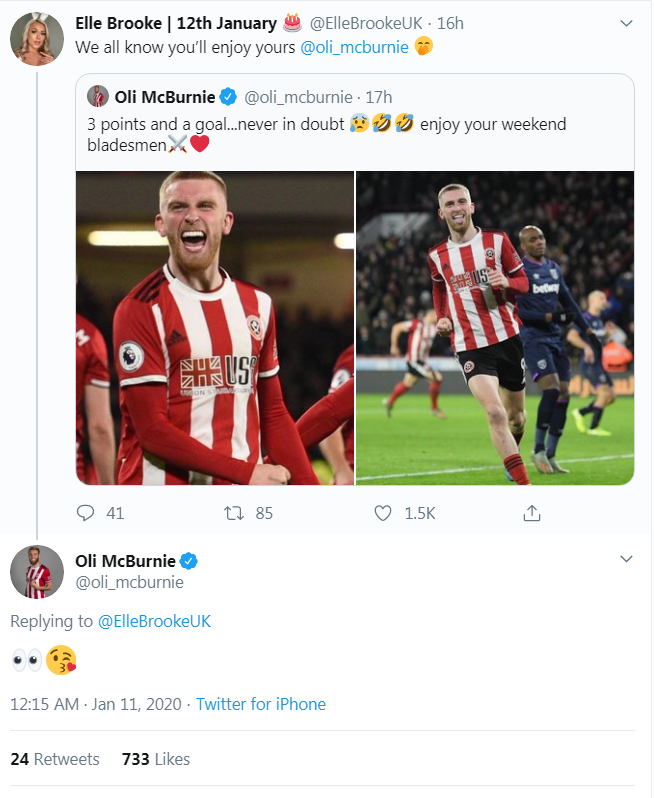 Sheffield United striker Oli McBurnie responds to porn star who ...