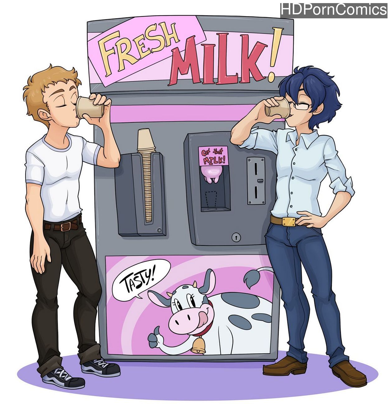 Milk inflation porn - Great Milk! comic porn