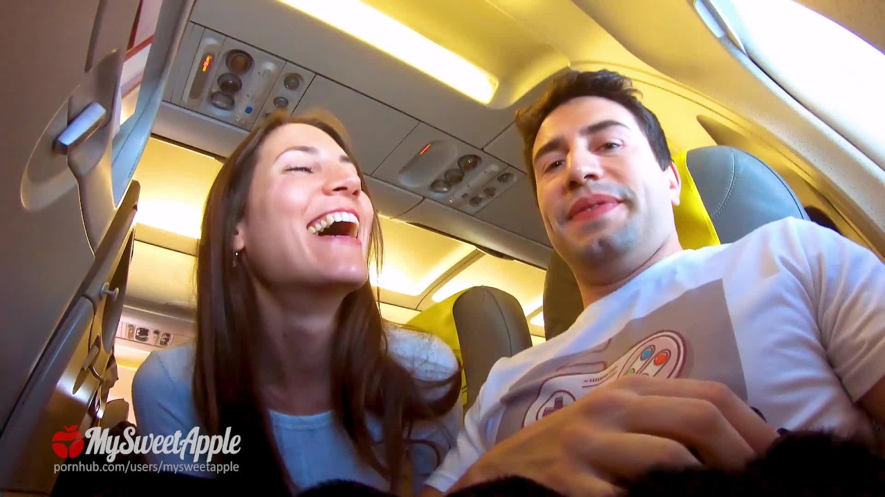 Risky Blowjob in a Plane to Berlin - Mile High Club - Amateur ...