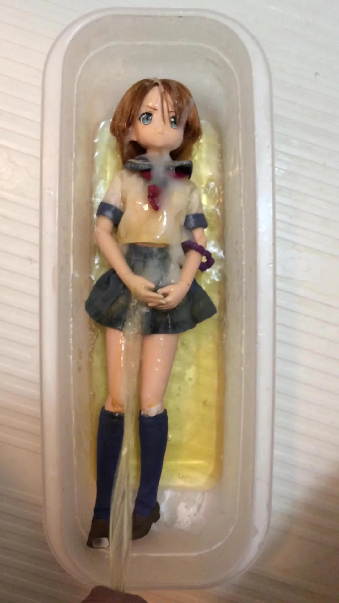 Pissing 1/6 anime doll 1st play - ThisVid.com