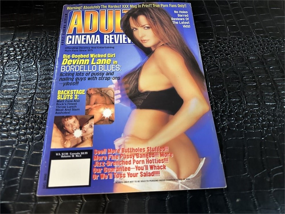 AdultStuffOnly.com - DECEMBER 2000 ADULT CINEMA REVIEW vintage ...