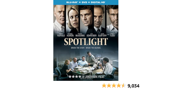 Amazon.com: Spotlight [Blu-ray] : Mark Ruffalo, Michael Keaton ...