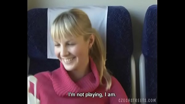 Czech streets Blonde girl in train - XVIDEOS.COM