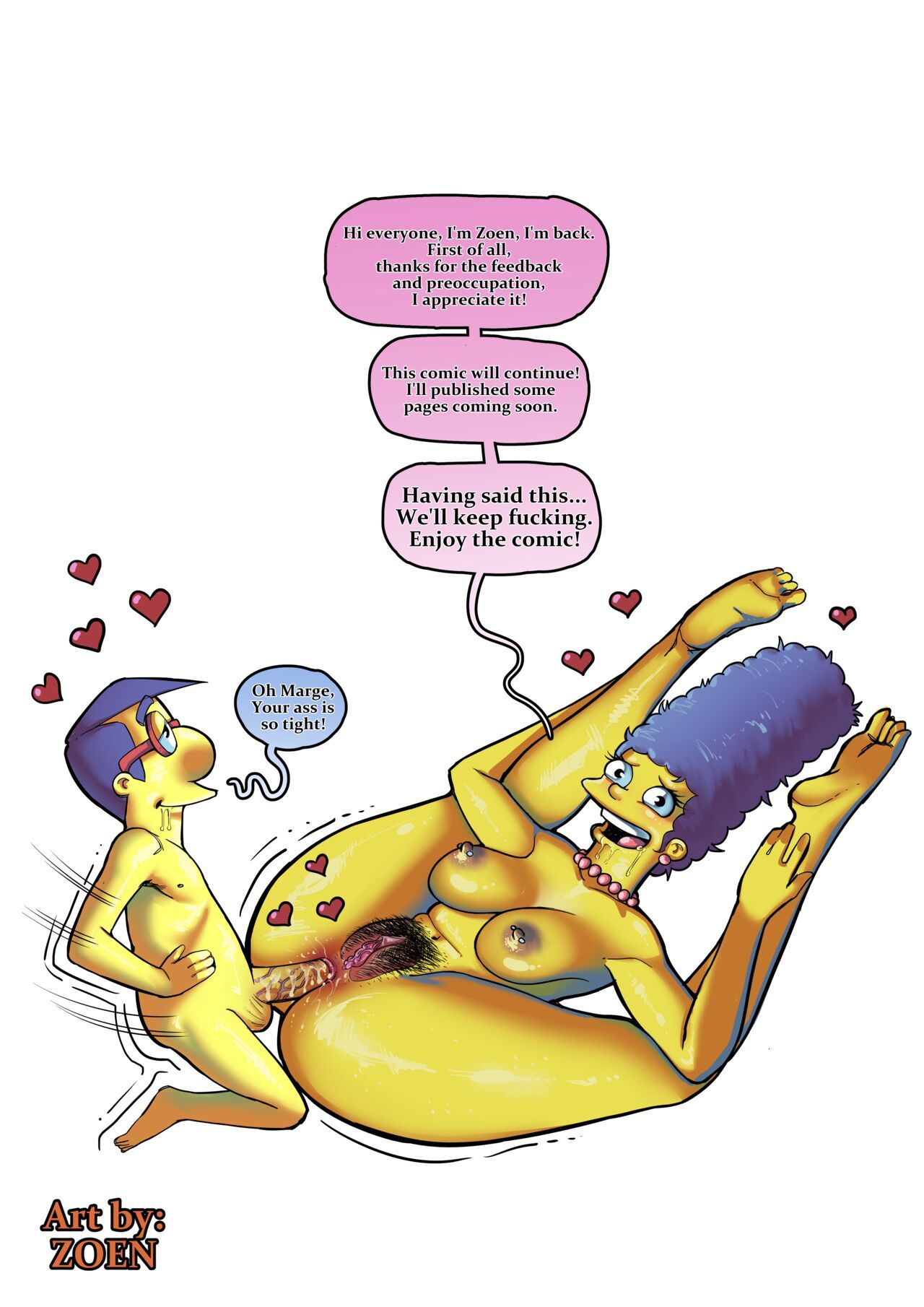 The Simpsons ”My Best Friend's Mom” Porn Comic english 31 - Porn Comic