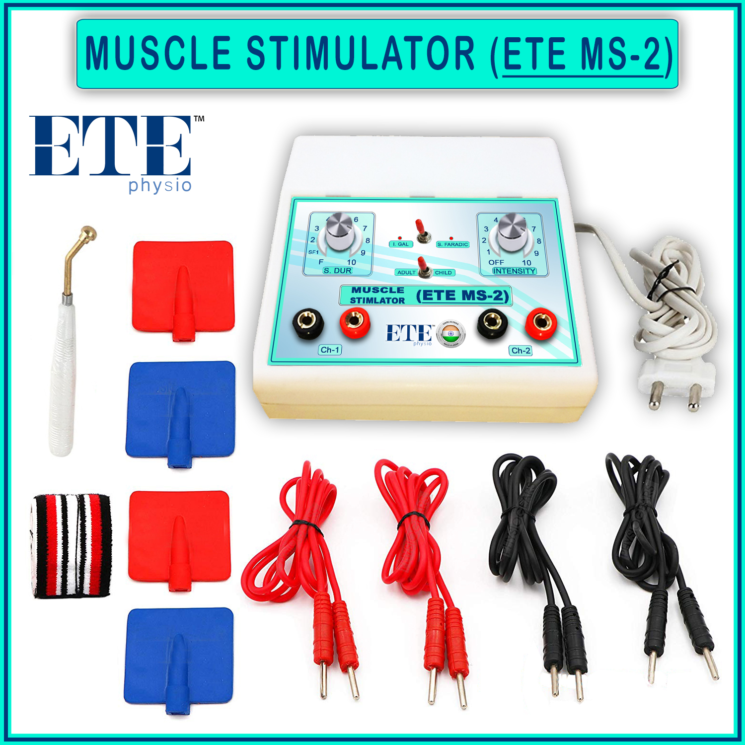 ETE physio Mini Muscle stimulator (ETE MS-2) – Ete Physio