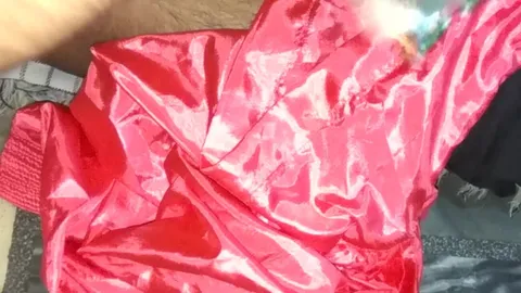 Satin Silk Handjob Porn - Cum on Pink Satin Silky Salwar of ...