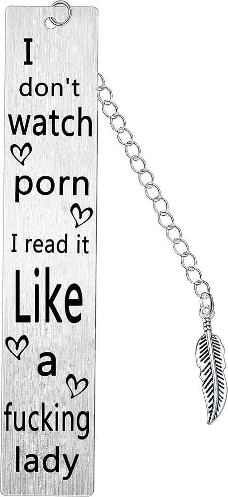 Amazon.com: Funny Bookmarks Gifts I Don't Watch Porn. I Read it ...