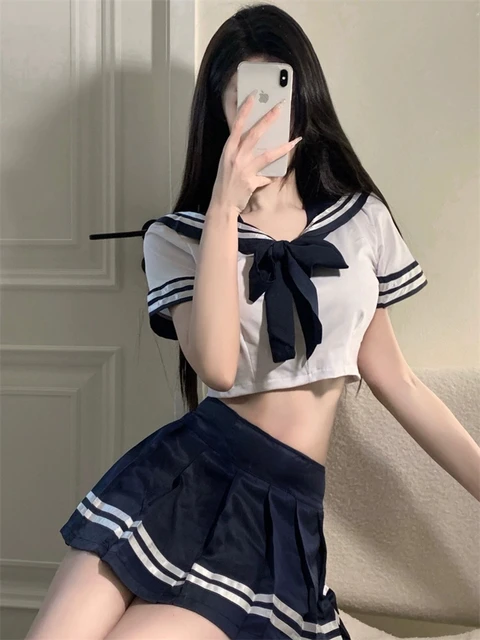 Cosplay Lingerie School Student Uniform Role Play Costume Women ...