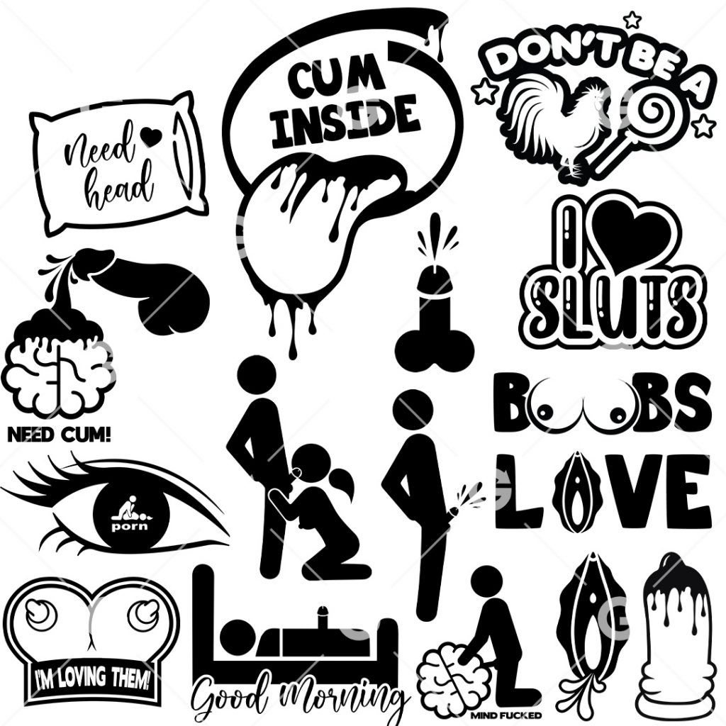 Funny Sex Adult Decal SVG Bundle | SVGed