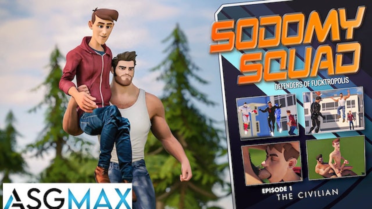 SodomySquad - Gay Superhero Alpha Saves Vulnerable Twink, Shoves ...