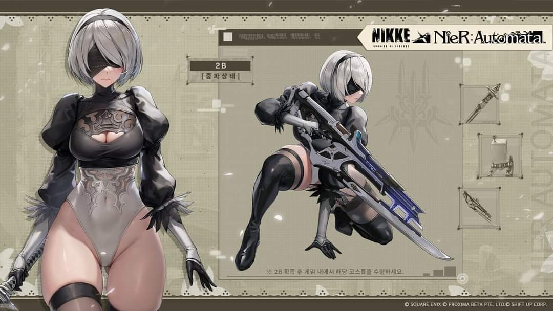 Nikke x NieR: 2B will have the cake : r/gachagaming