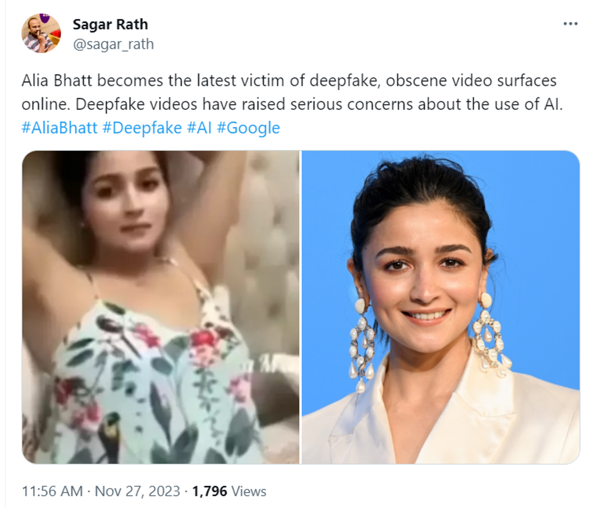 Deepfakes: Alia Bhatt Video Sparks Social Media Uproar