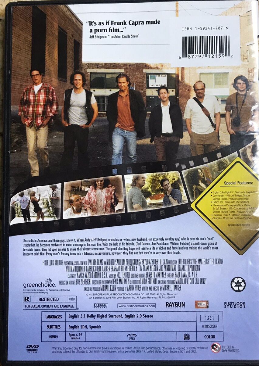 The Amateurs (Jeff Bridges, Tim Blake Nelson, Ted Danson) - DVD ...