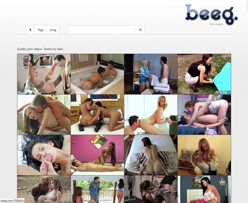 Beeg.com and 129 similar sites like Beeg