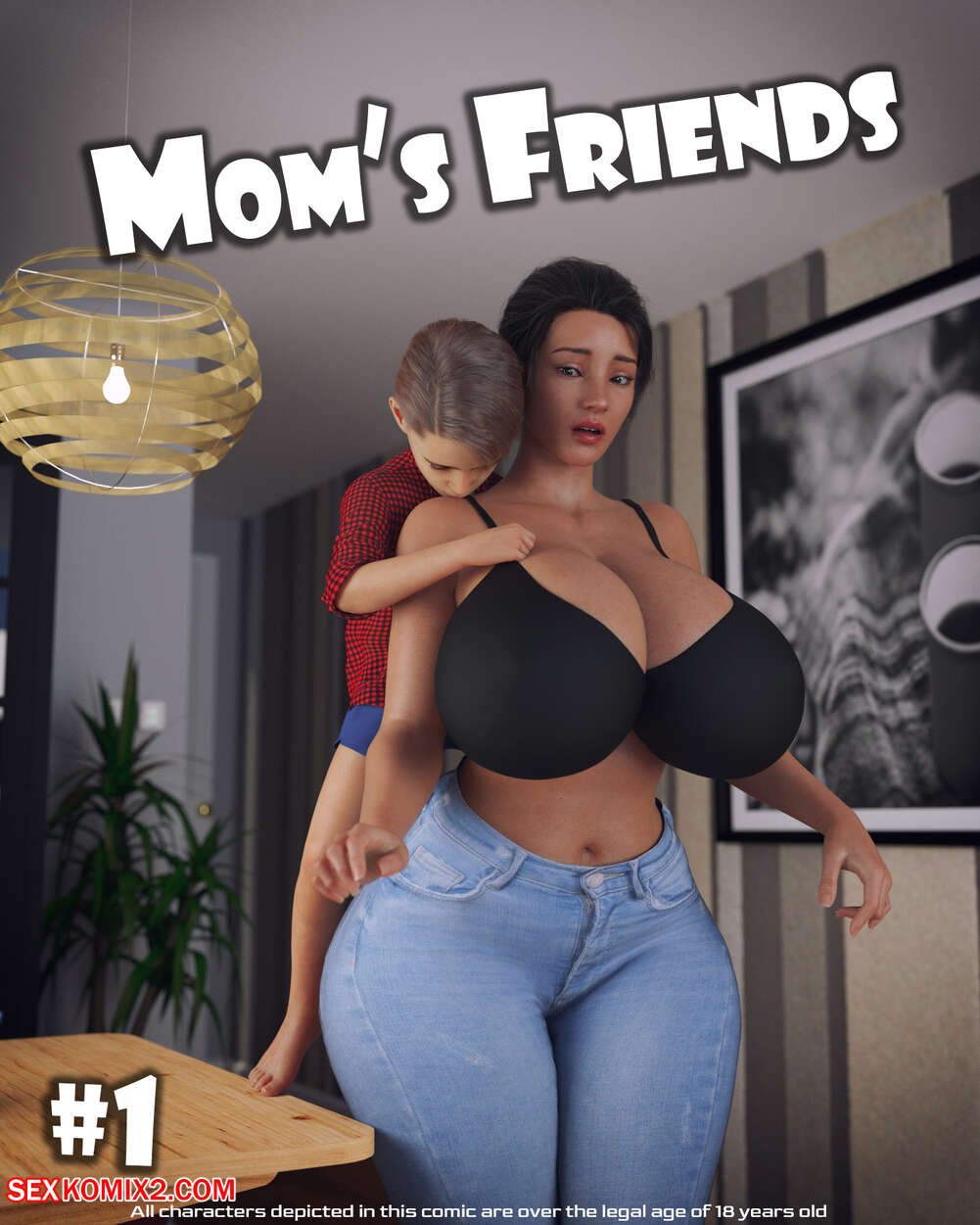 ✅️ Porn comic Moms Friend. Chapter 1. Daval3D Sex comic busty ...