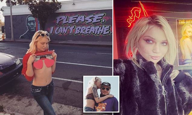 Porn star who was trolled online for posing nude at the George ...