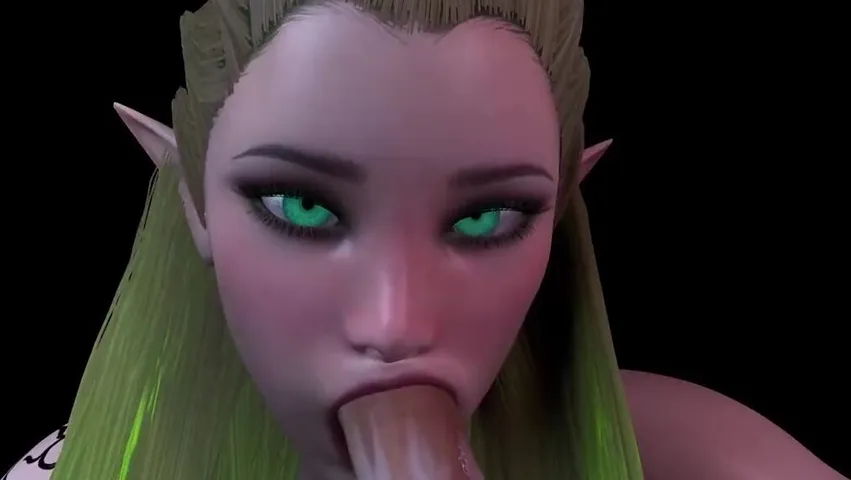 Cute Wood Elf POV Blowjob on her Knees : 3D Porn - Deviants.com