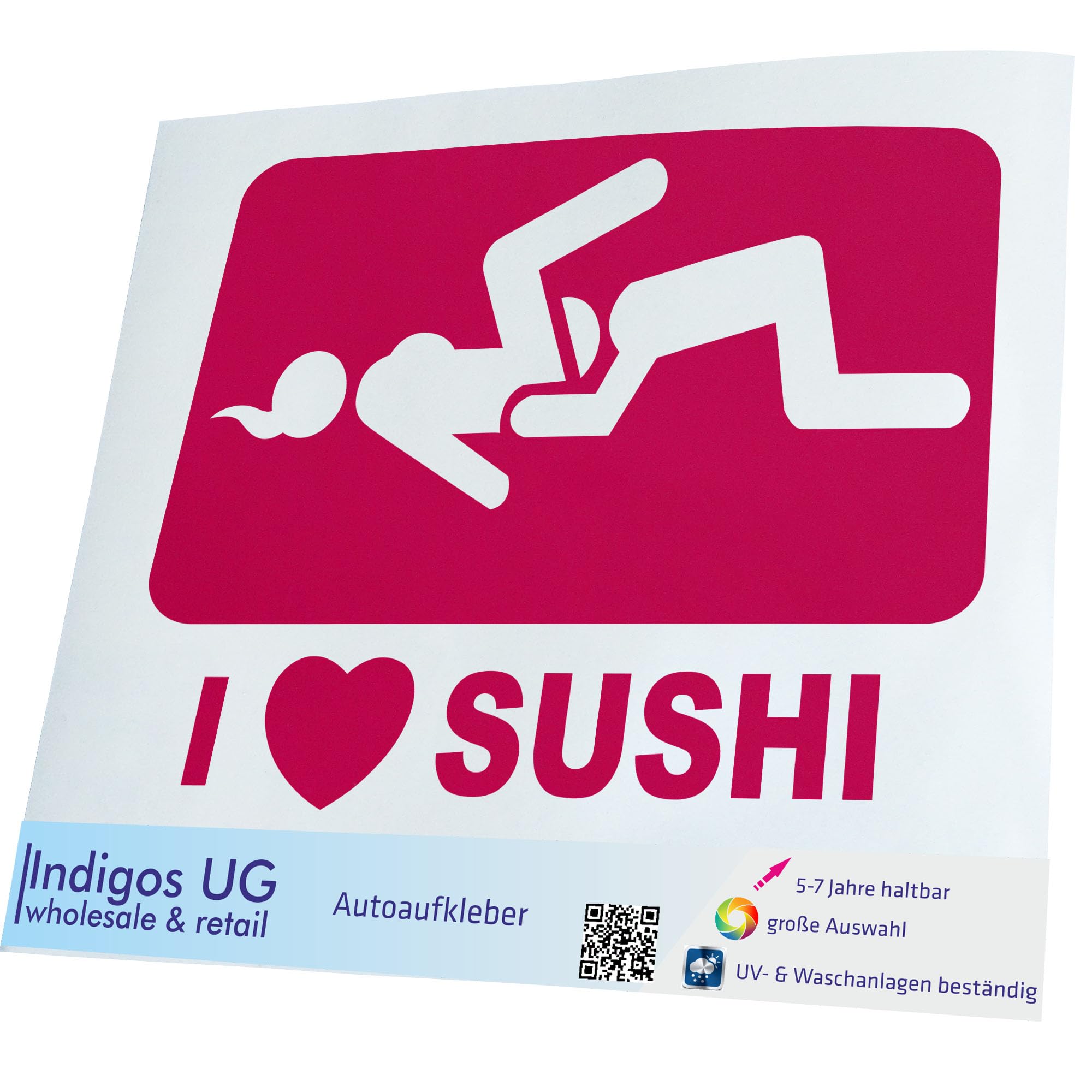 Amazon.com - INDIGOS UG - Car Sticker - Decal - 150x110 mm - I ...