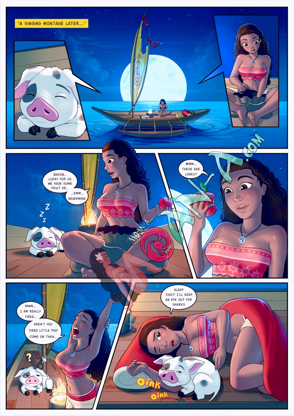 Moan-a Moan Island 2 porn comic - the best cartoon porn comics ...