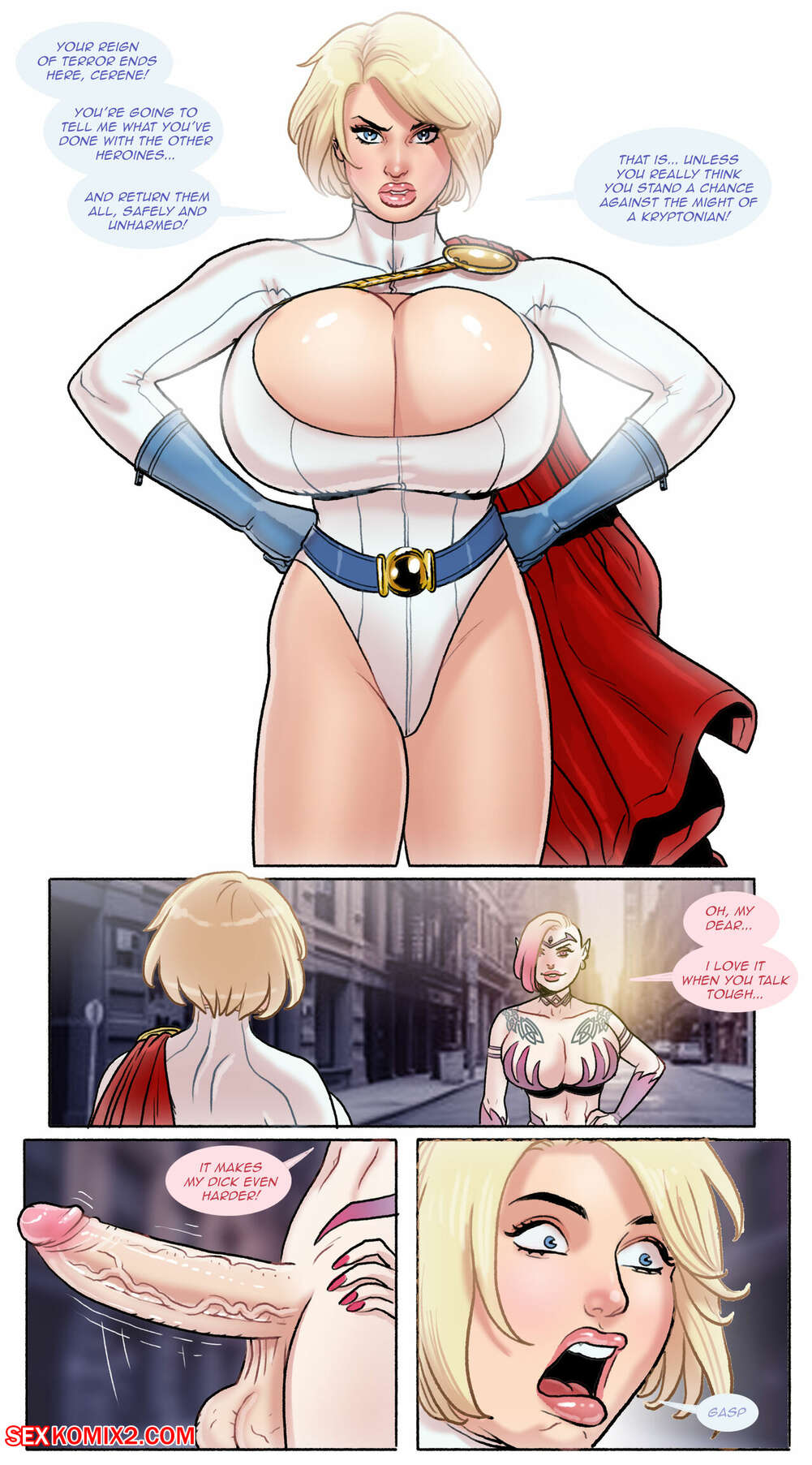 ✅️ Porn comic Instant Loss. Power Girl, Street Fighter. Pegasus ...