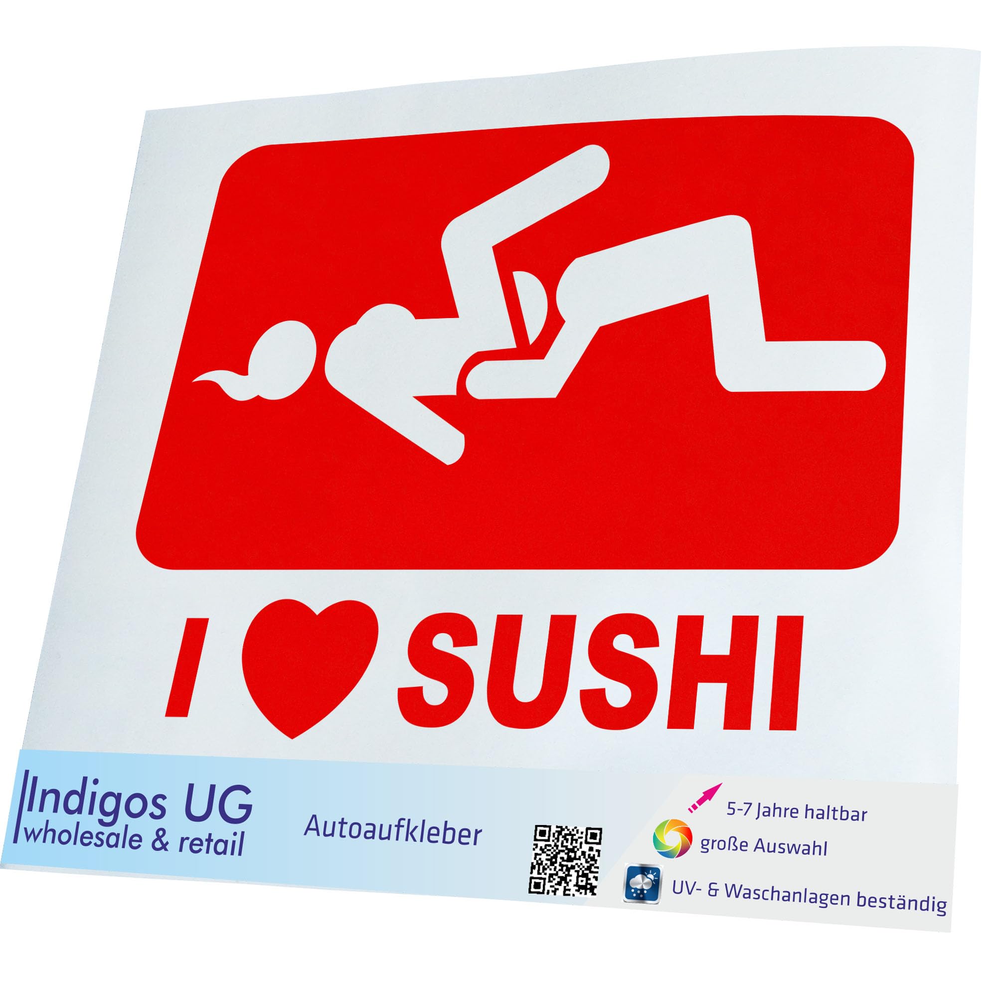 Amazon.com - INDIGOS UG - Car Sticker - Decal - 150x110 mm - I ...