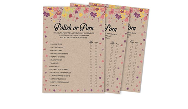 Amazon.com: Inkdotpot Rustic Kraft Floral Bachelorette Party ...