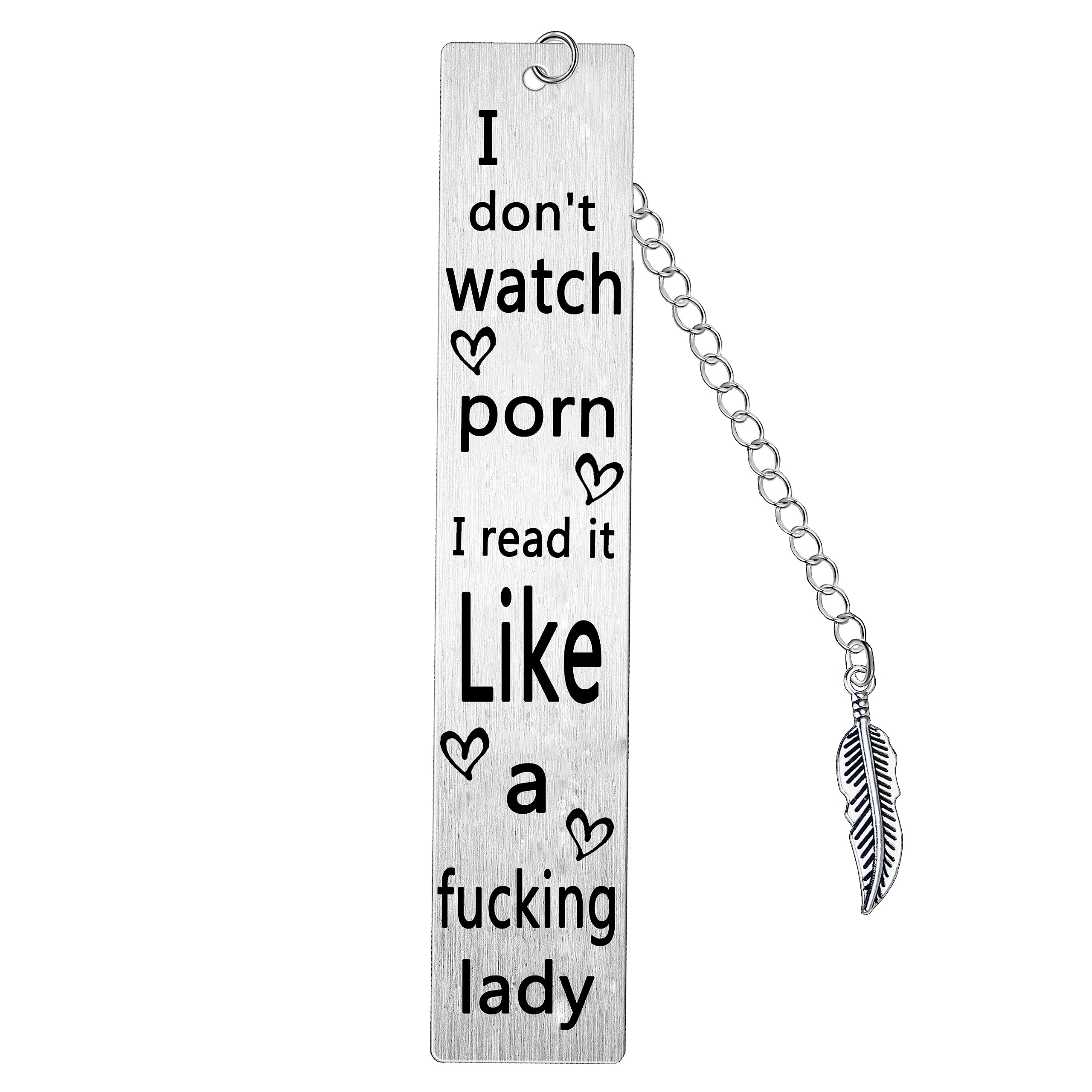 Amazon.com: Funny Bookmarks Gifts I Don't Watch Porn. I Read it ...