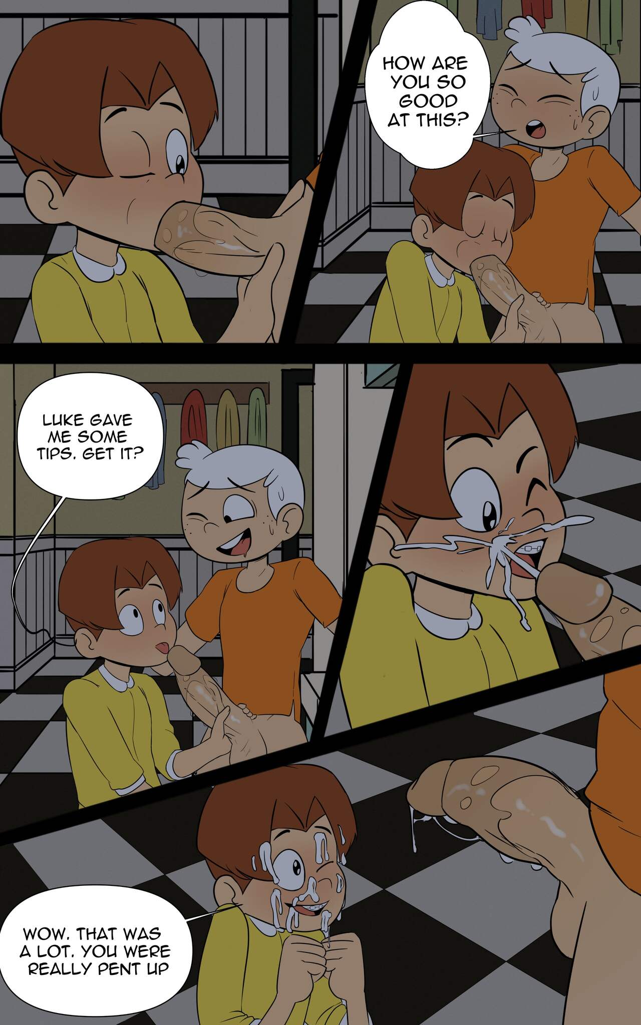 💎Monocromia💎 The Loud House YAOI comic - Page 12 - HentaiEra