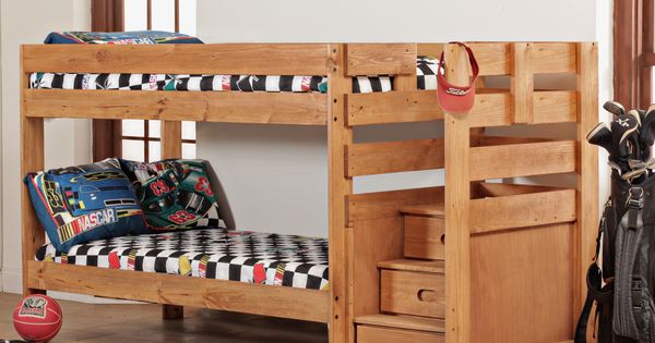 7087 Twin/Twin Stair (from Simply Bunk Beds) | Cool bunk beds, Diy ...