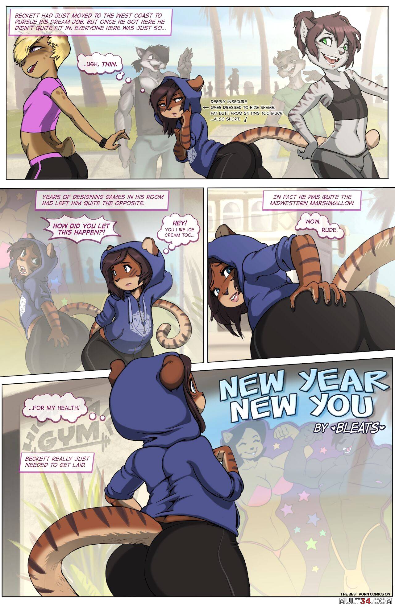 New Year New You! gay porn comic - the best cartoon porn comics ...