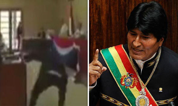 Bolivian president Evo Morales 'accidentally opens porn' during ...