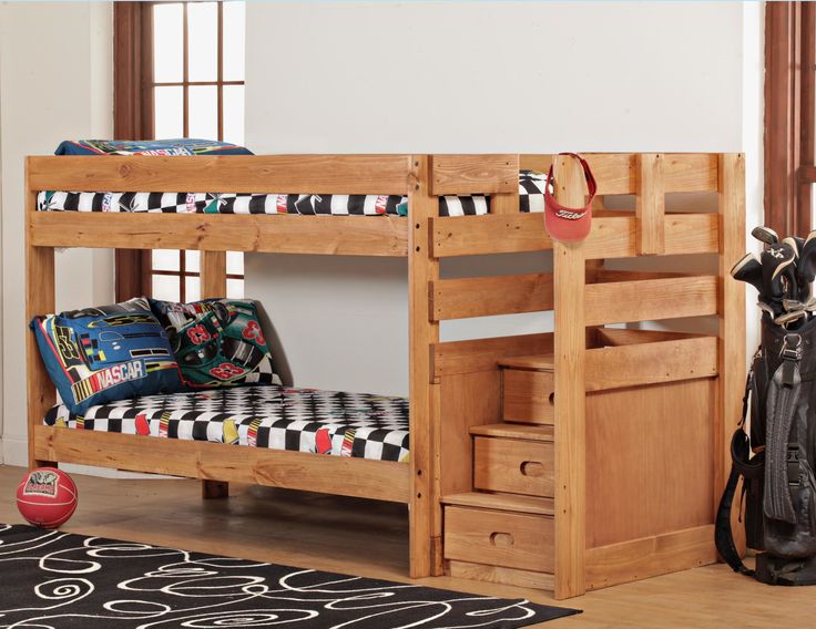 7087 Twin/Twin Stair (from Simply Bunk Beds) | Cool bunk beds, Diy ...