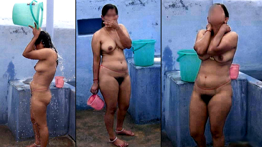 Mature village aunty caught bathing on XXX cam, leaked indian sex ...