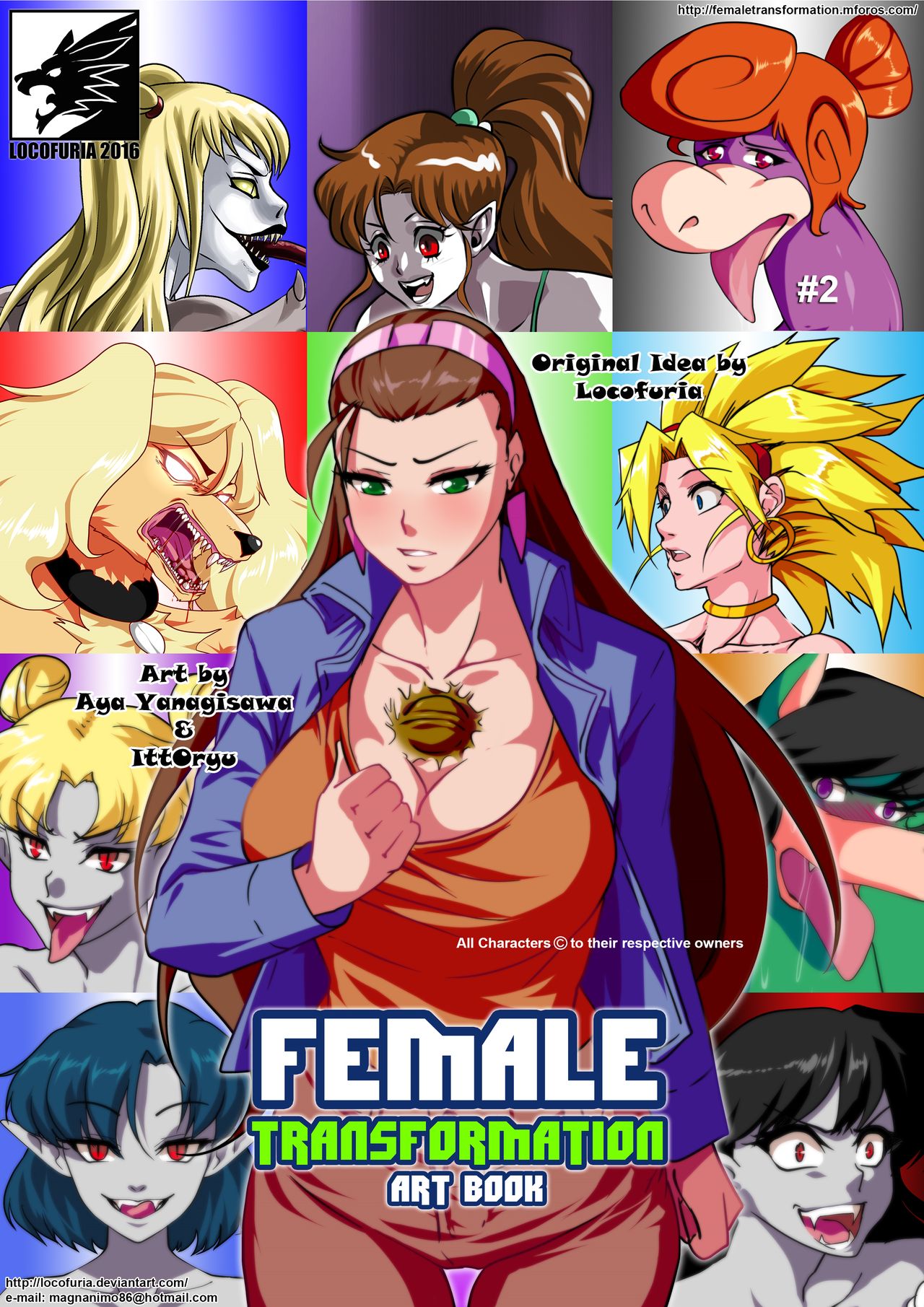 Female Transformation Art Book #2 - Page 1 - HentaiRox